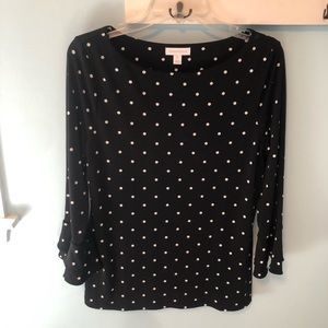 CHARTER CLUB Polka Dot Top